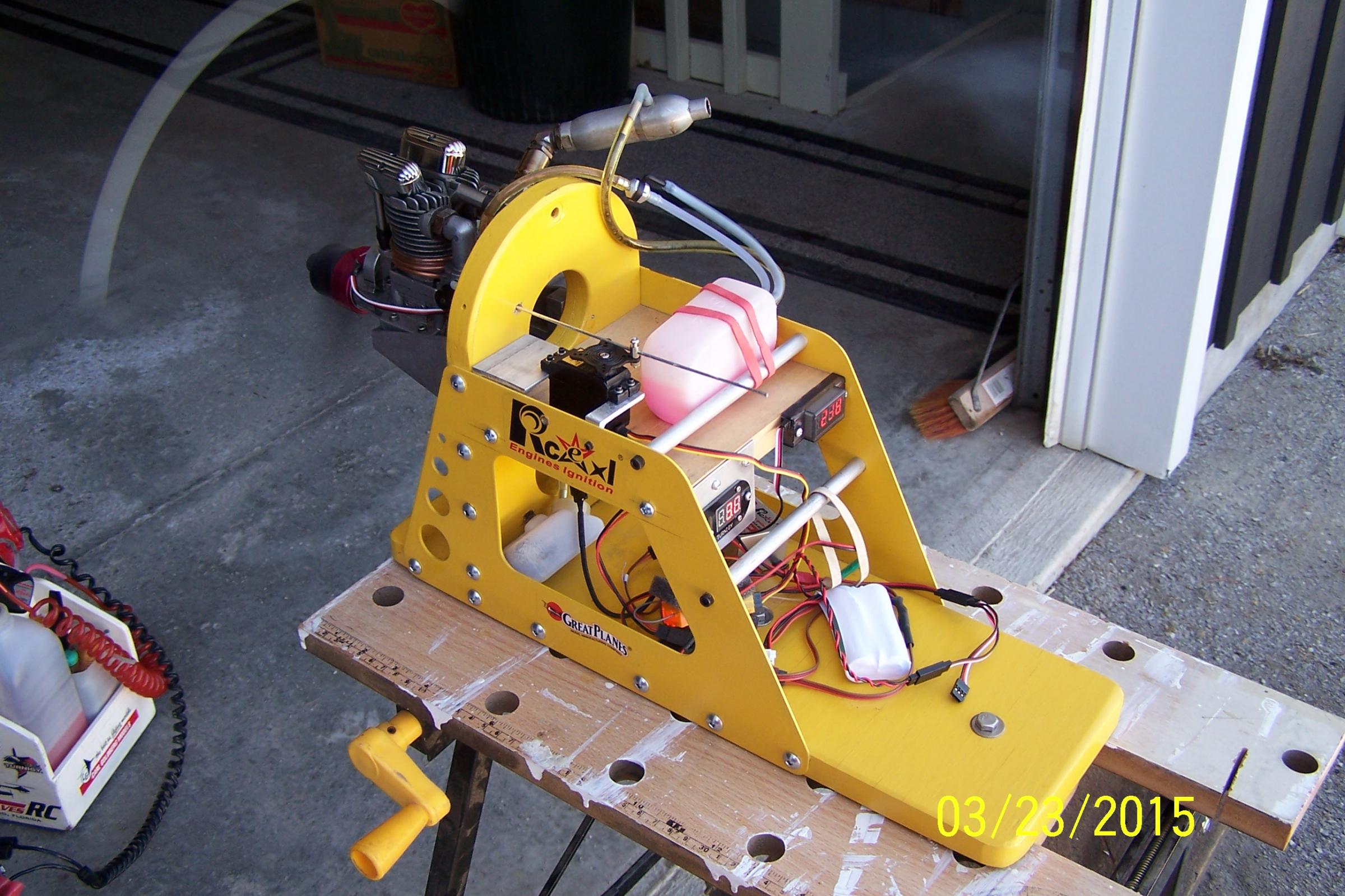 Rc plane engine test stand online