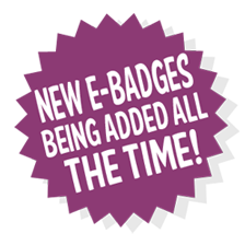 New E-Badges Being Added All The Time!
